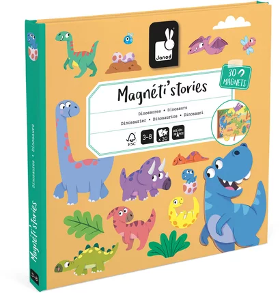 Magneti'Stories Dinosaures, Janod