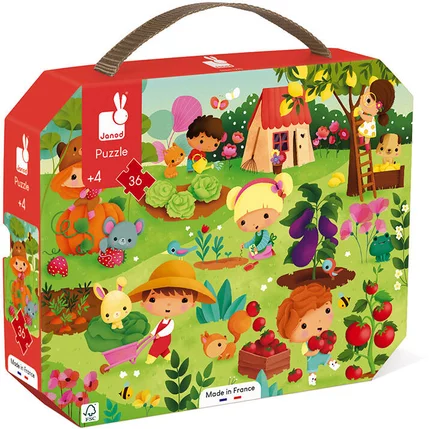 Puzzle Potager 36 Pièces, Janod