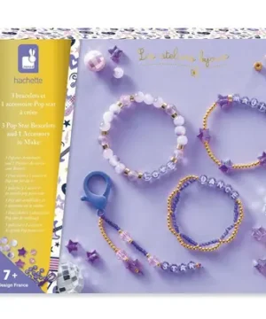 3 Bracelets et 1 Accessoire Pop Star à Créer, Janod