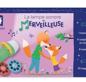 Alternative view of Lampe Sonore L'Heure des Bisous, Janod