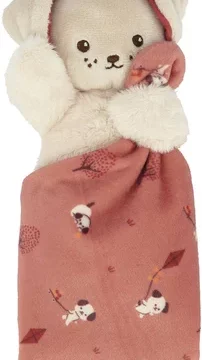 Carré Douceur Peluche Chien Brique 14 cm, Kaloo – Image 4