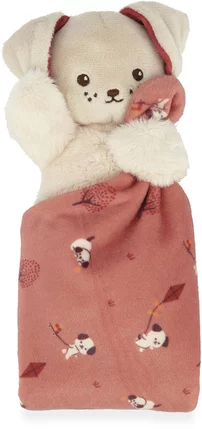 Carré Douceur Peluche Chien Brique 14 cm, Kaloo – Image 4
