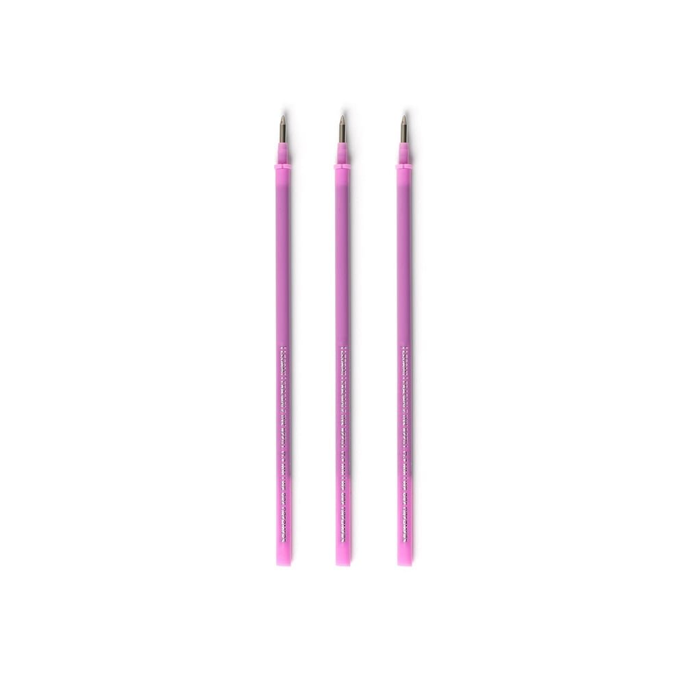 Lot de 3 Recharges pour Stylo à Encre Gel Effaçable Violet, Legami – Image 2