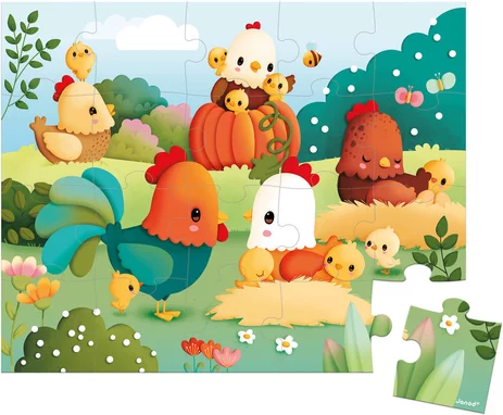 Puzzle Ferme 20 Pièces, Janod – Image 2
