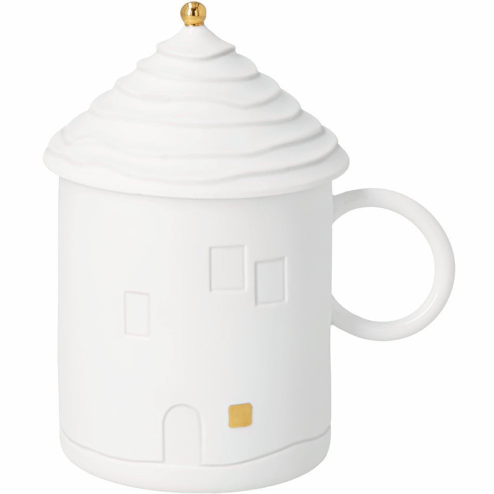 Grande Tasse en Porcelaine « Maison » en Forme de Boule, RÄDER