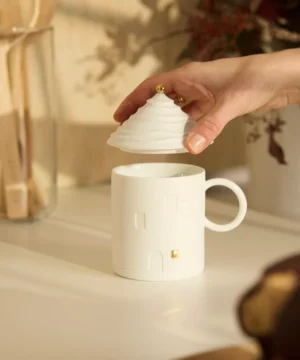 Grande Tasse en Porcelaine « Maison » en Forme de Boule, RÄDER – Image 3