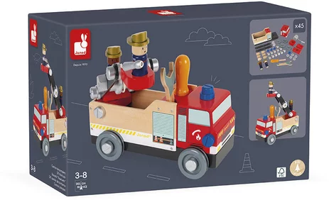 Camion Pompiers Brico'kids, Janod