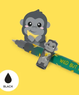 Alternative view of Stylo Effaçable Gorilla « Wild but Kind », Legami