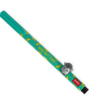 Stylo Gel avec Animal Décoratif Gorilla « Wild but Kind » Lovely Friends, Legami