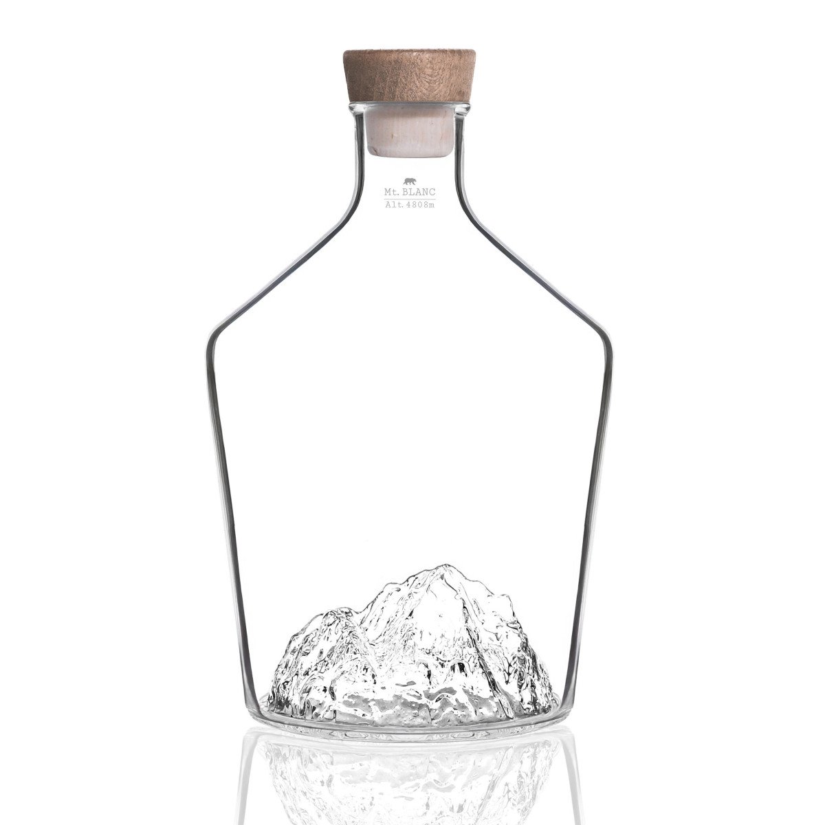 Carafe à Spiritueux Mont Blanc TOPOGRAPHIC, Alaskan Maker – Image 3