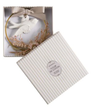 Couronne florale Colombe parfumée – Fleur de Coton, Mathilde M. – Image 3