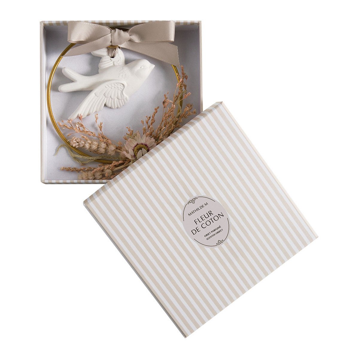 Couronne florale Colombe parfumée – Fleur de Coton, Mathilde M. – Image 3