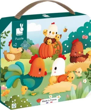 Puzzle Ferme 20 Pièces, Janod