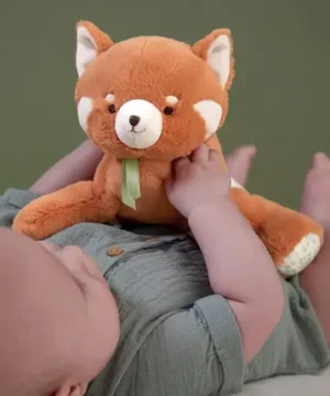 Peluche Lestée Panda Roux 28 cm, Kaloo