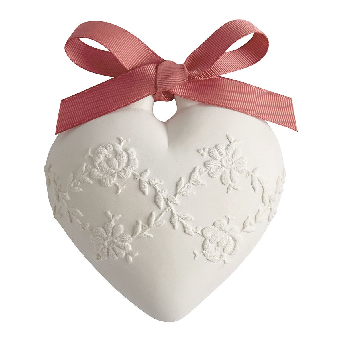 Décor parfumé Grand Cœur Brodé – Fleur de Cerisier, Mathilde M. – Image 2
