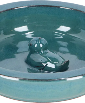 Alternative view of Bain d'Oiseau Rond avec Canard, Esschert Design
