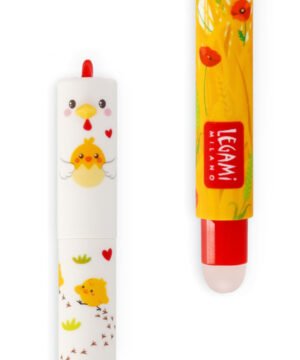 Stylo à Encre Gel Effaçable Poule Rouge, Legami – Image 4