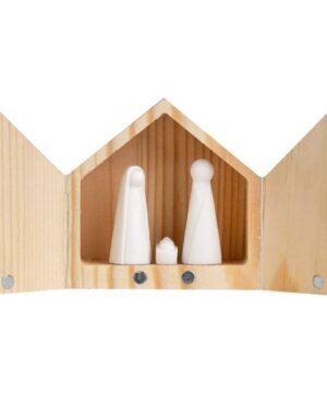 Mini Set Nativité en Porcelaine et Bois ,RÄDER