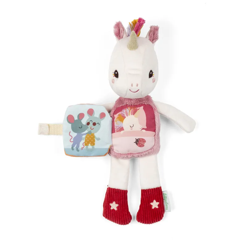 Lena la Licorne Peluche à Histoire Phosphorescente 28 cm, Lilliputiens – Image 4