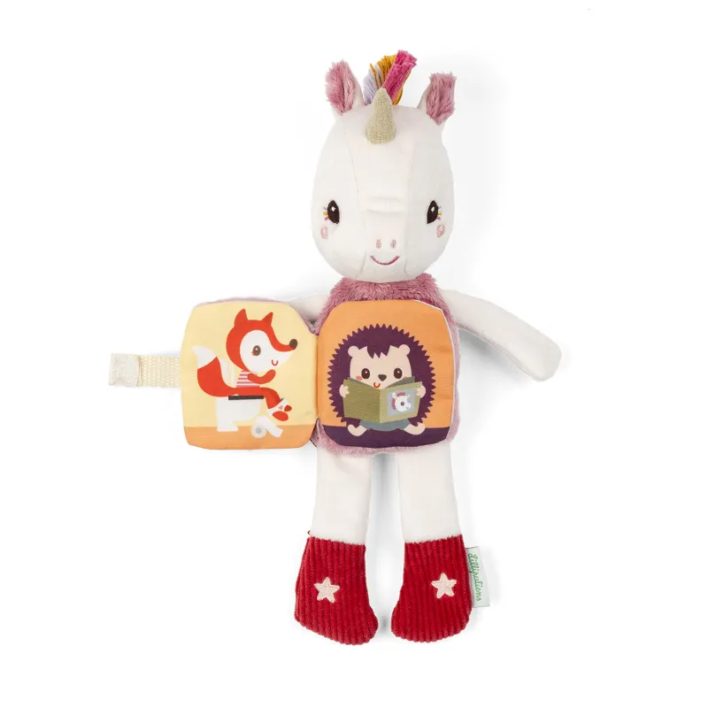 Lena la Licorne Peluche à Histoire Phosphorescente 28 cm, Lilliputiens – Image 3