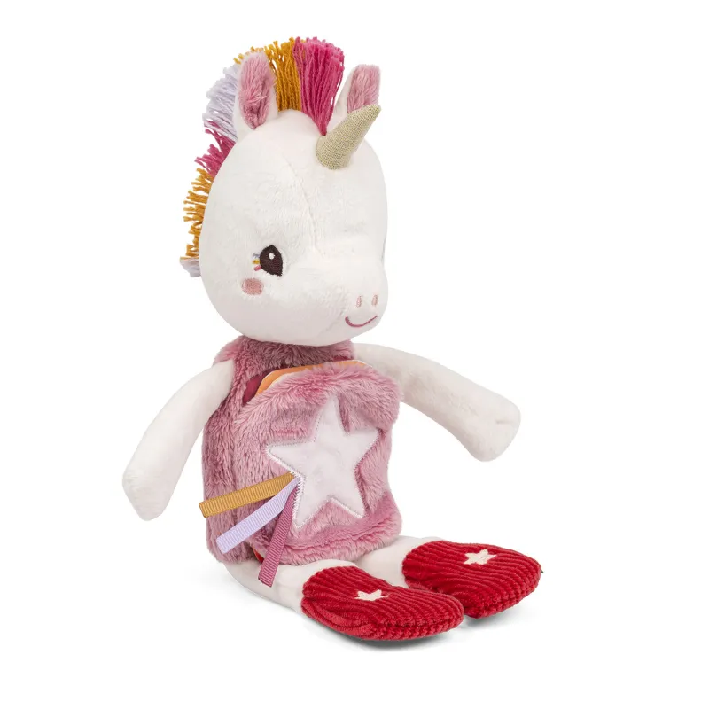 Lena la Licorne Peluche à Histoire Phosphorescente 28 cm, Lilliputiens