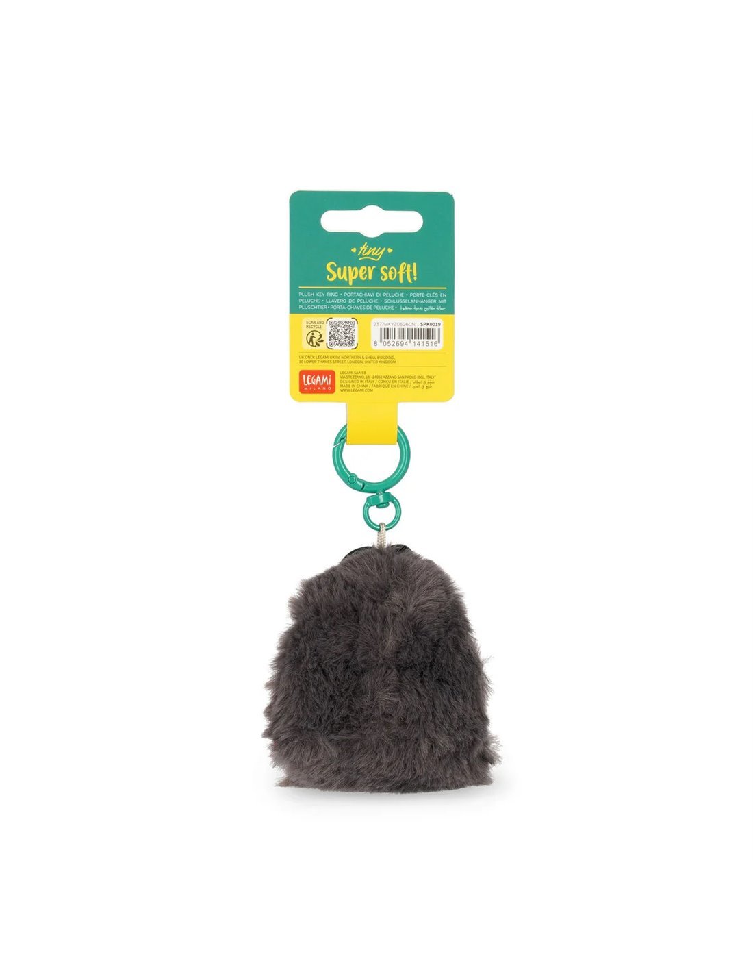 Porte-clés en Peluche Gorilla – Tiny Super Soft!, Legami – Image 4