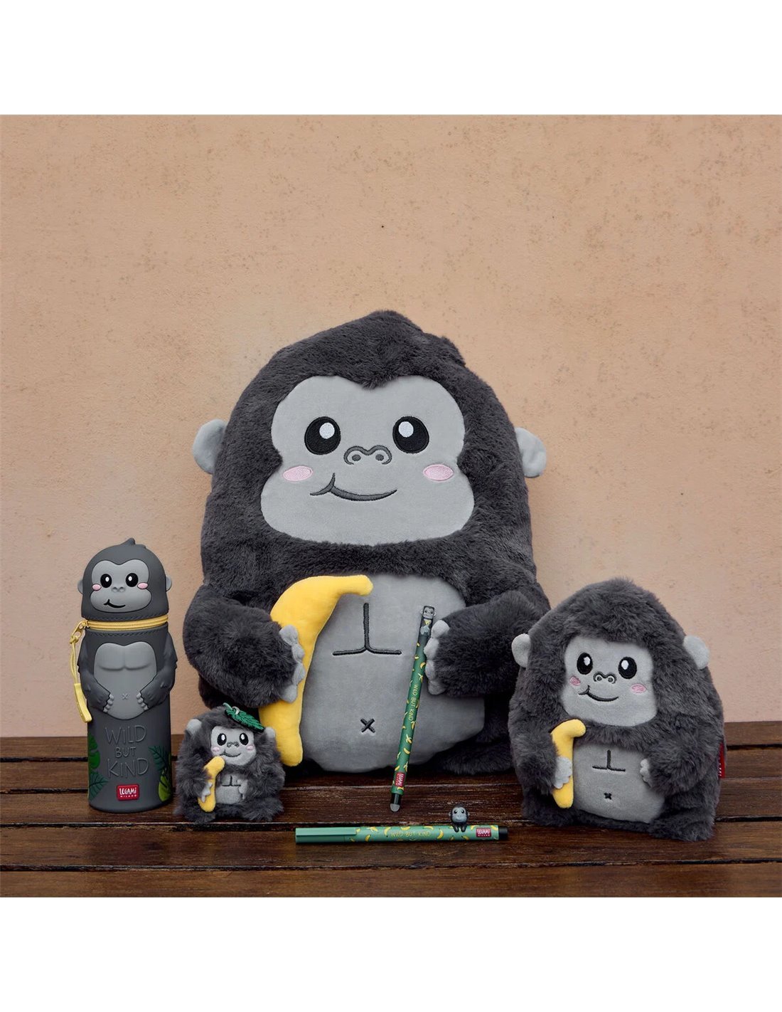 Porte-clés en Peluche Gorilla – Tiny Super Soft!, Legami – Image 6
