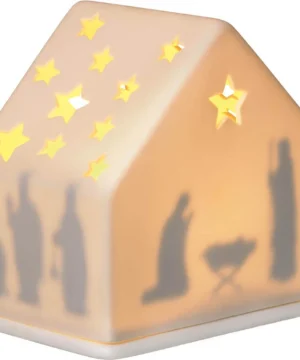 Lanterne Porcelaine Crèche de Noël, RÄDER