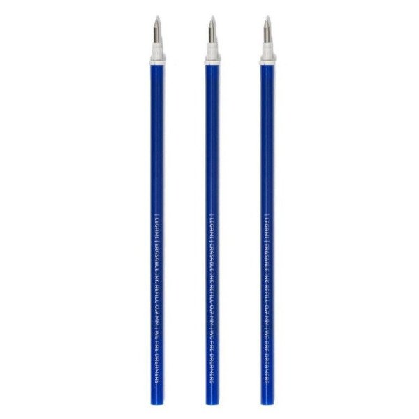 Recharge Stylo à Encre Gel Effaçable Bleu, Legami – Image 2
