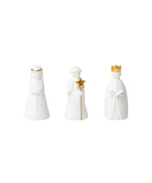 Set de 3 Rois Mages en Porcelaine, RÄDER