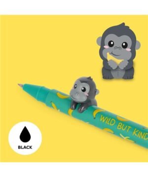 Alternative view of Stylo Gel avec Animal Décoratif Gorilla « Wild but Kind » Lovely Friends, Legami