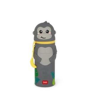 Trousse 2-en-1 en Silicone Gorilla « Wild but Kind » KAWAII, Legami