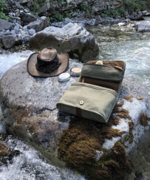 Trousse de Toilette Pliable TRAPPEUR vert olive,  Alaskan Maker – Image 8