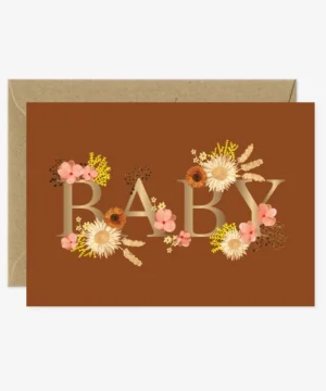 Carte de Vœux Baby Bouquet, ATWS