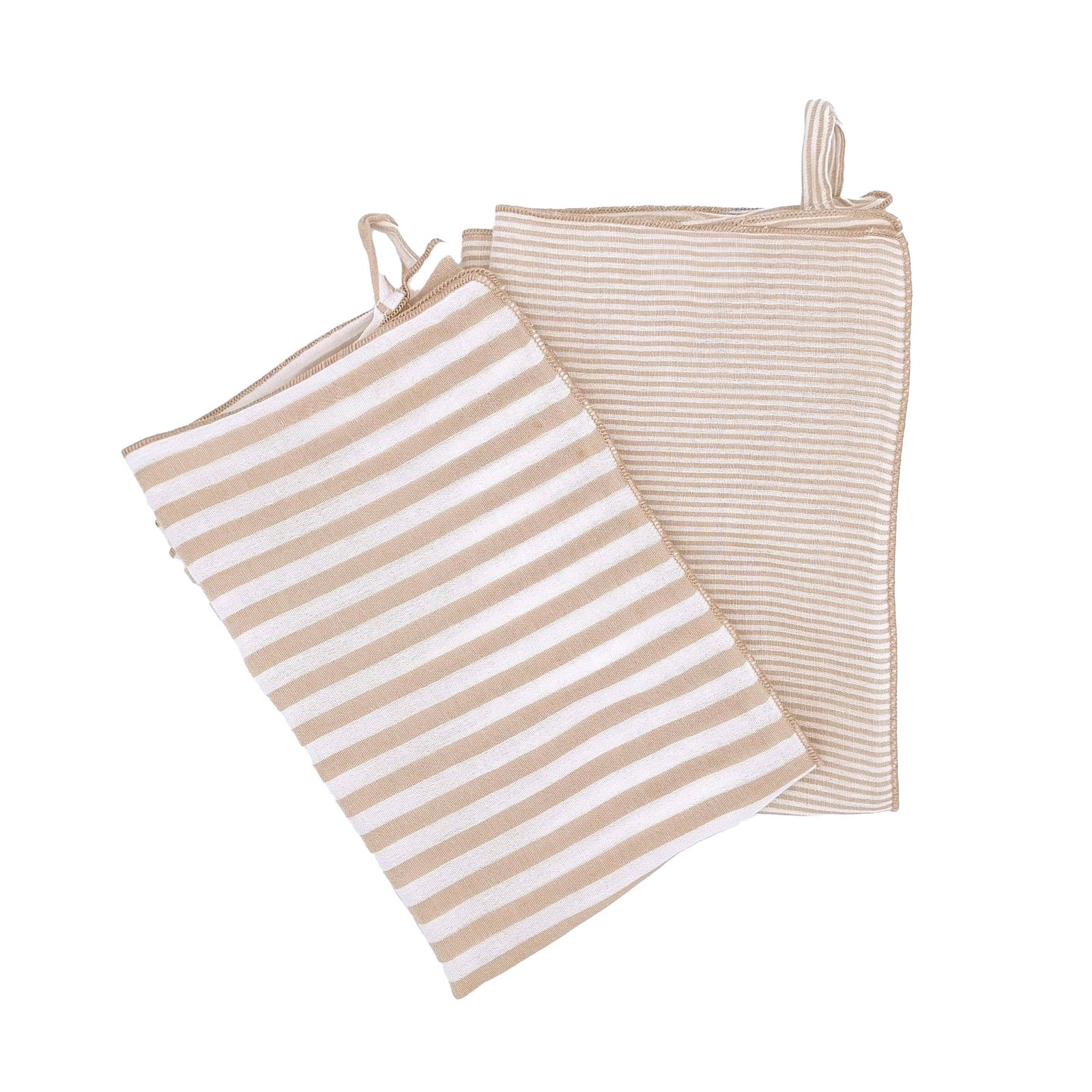 Lot de 2 Essuie-Mains Romie Ficelle 50 x 70 cm Gaze de Coton, L’Effet Papillon