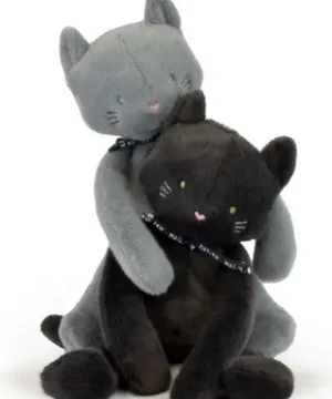 Peluche Chat Méloé 37 cm Anthracite, Mailou – Image 3