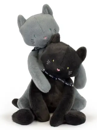 Peluche Chat Méloé 37 cm Anthracite, Mailou – Image 3