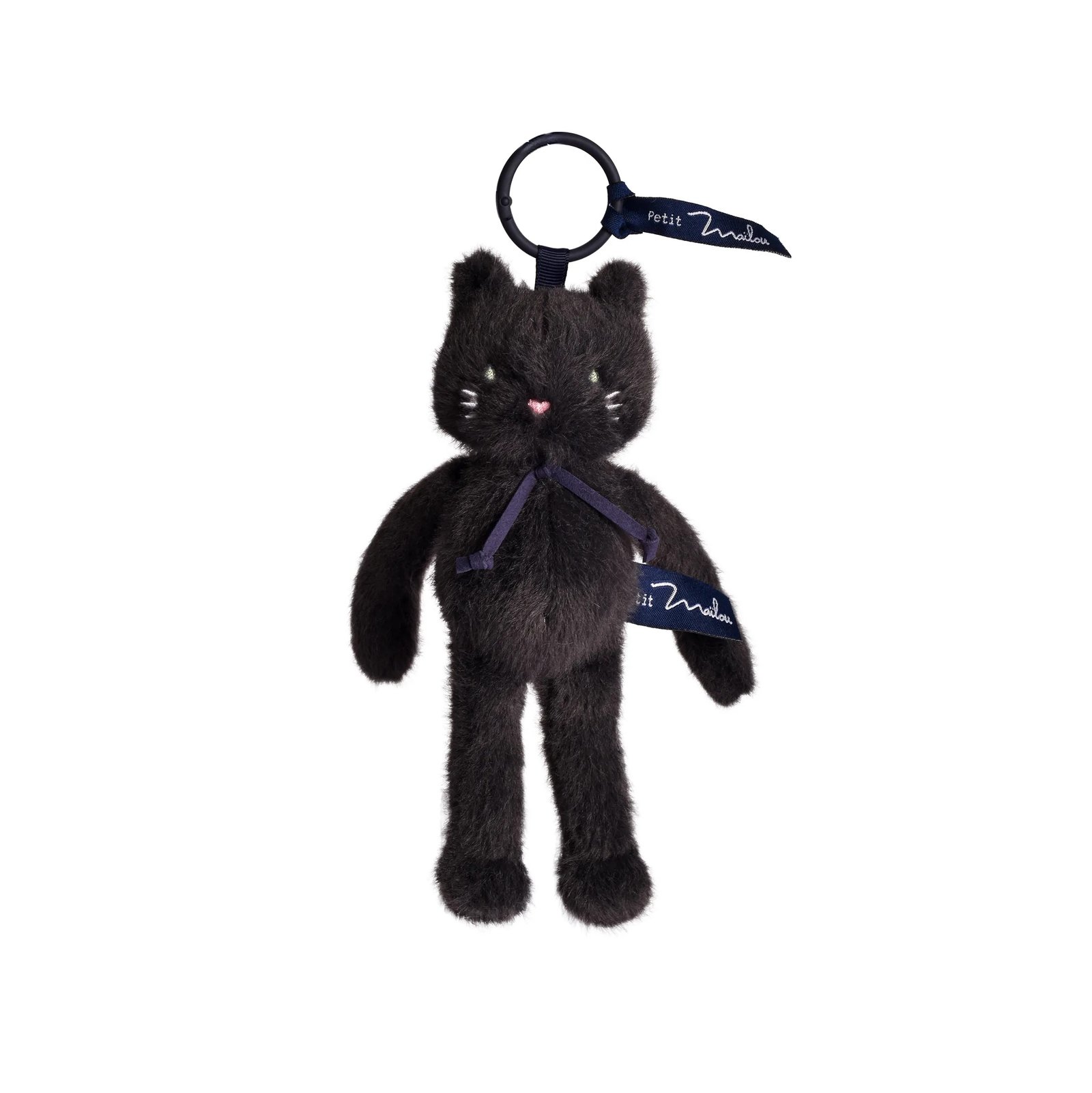 Porte-Clés Chat Méloé 20 cm Noir Anthracite, Mailou