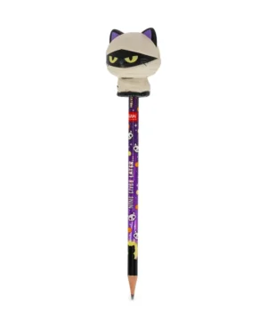 Alternative view of Crayon à Papier avec Figurine Anti-Stress Chat Momie Halloween, Legami