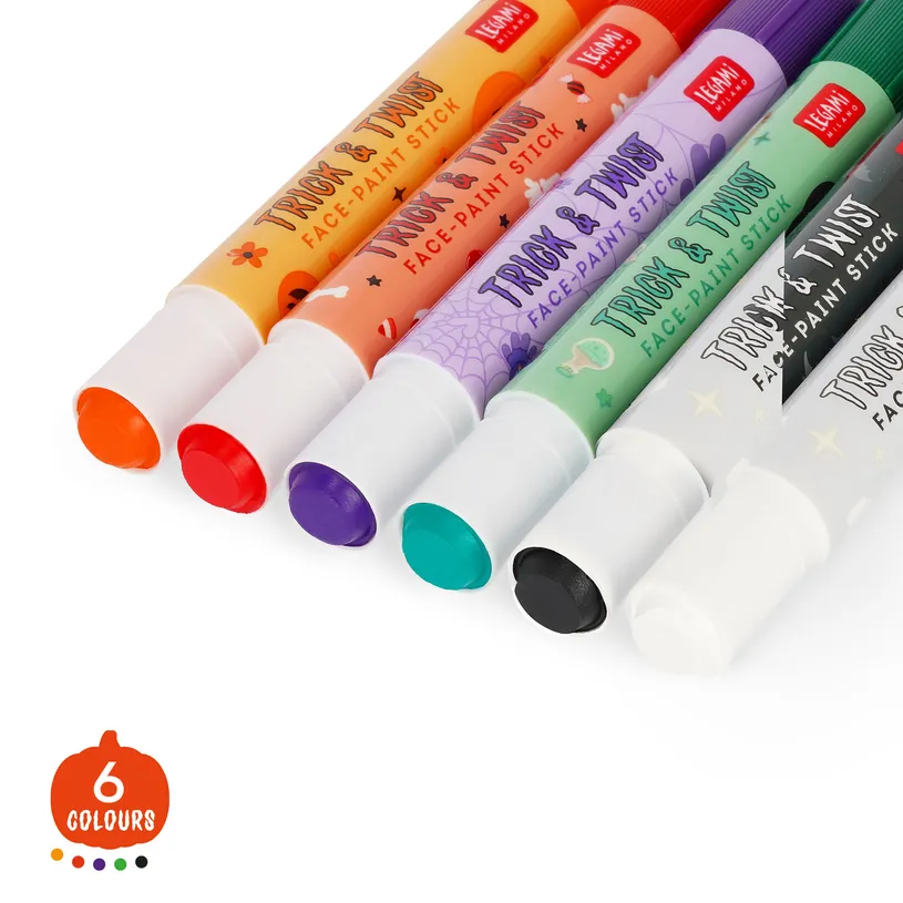 Set de 6 Crayons de Maquillage pour le Visage Halloween, Legami – Image 4