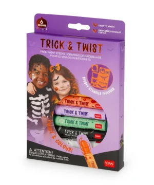Set de 6 Crayons de Maquillage pour le Visage Halloween, Legami