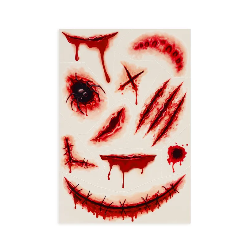 Tatouages Éphémères Scar Halloween, Legami – Image 2
