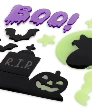 Set d’Autocollants en Gel pour Fenêtre Small Halloween, Legami – Image 3