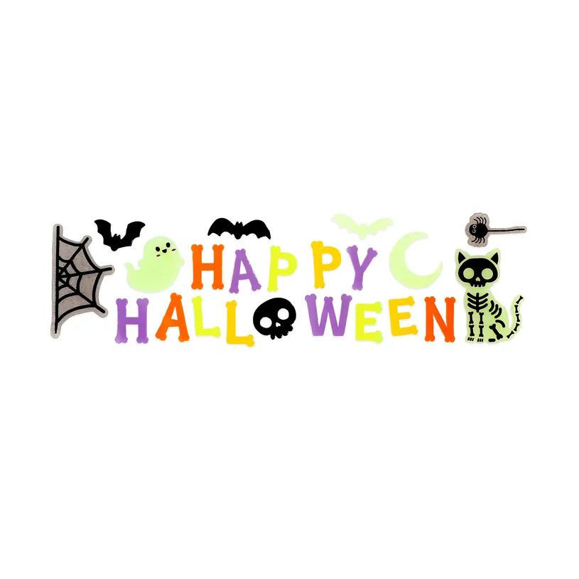 Set d’Autocollants en Gel pour Fenêtre Large Halloween, Legami – Image 2