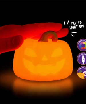 Alternative view of Lumière LED Rechargeable en Silicone Pumpkin Halloween, Legami