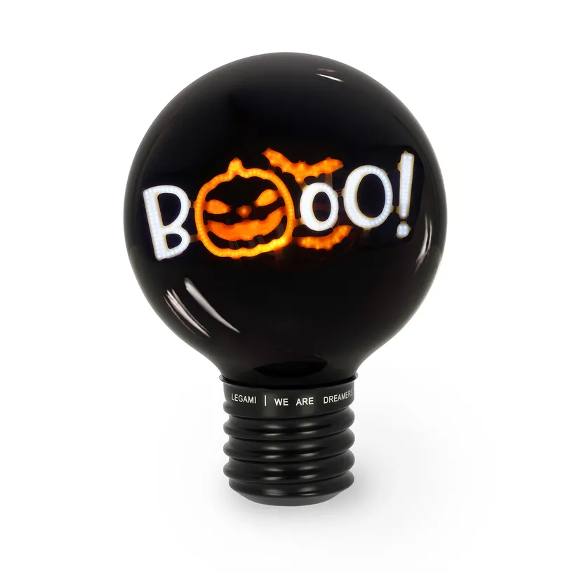 Lampe de Table en Forme d'Ampoule Pumpkin Booo Halloween, Legami – Image 3