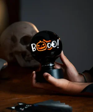 Lampe de Table en Forme d'Ampoule Pumpkin Booo Halloween, Legami – Image 5