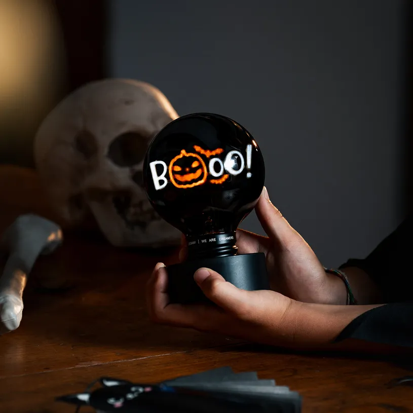 Lampe de Table en Forme d'Ampoule Pumpkin Booo Halloween, Legami – Image 5