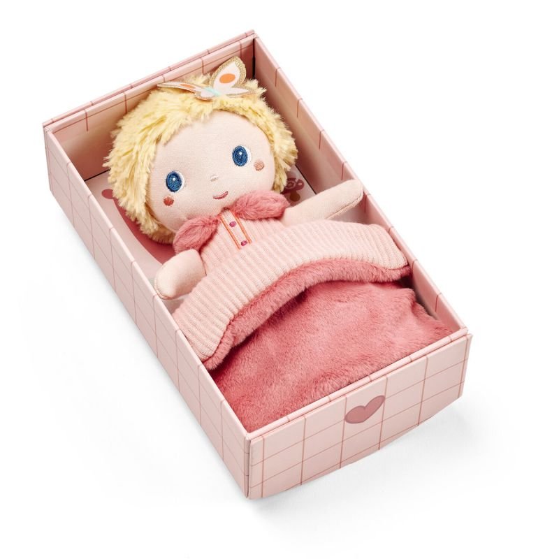 Poupée Bébé 18 cm avec Couffin, Lilliputiens
