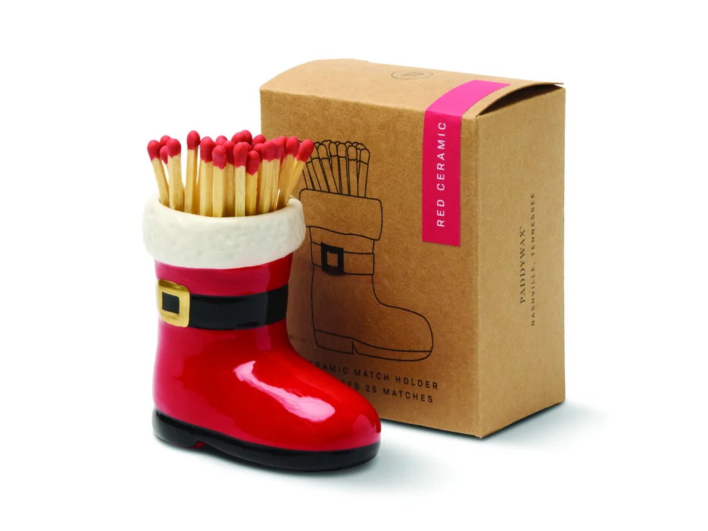 Boîte d'Allumettes Porte-Botte du Père Noël, PaddyWax
